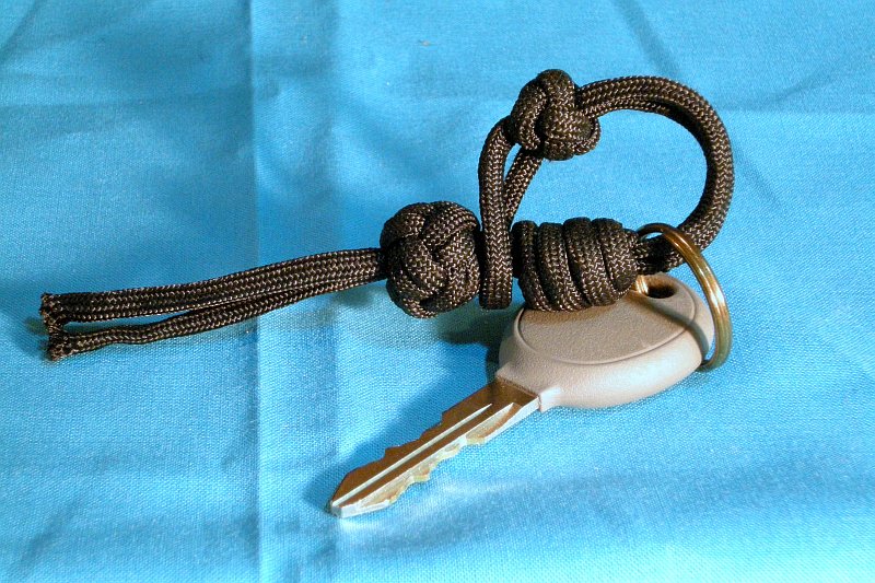 A Simple Key Fob For Simple Requirements, Made From Chinese Button Knots