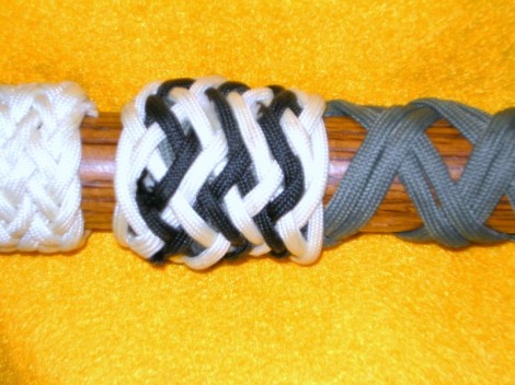 A bi-color Pineapple knot is next.